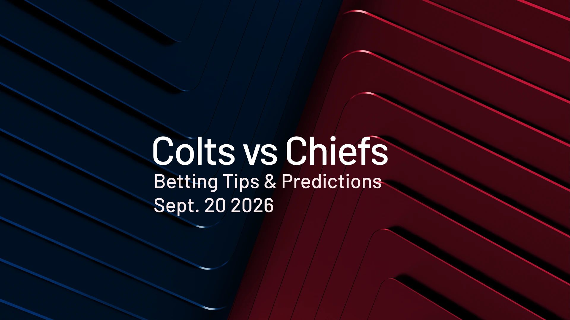 Colts vs Chiefs predictions - week 2