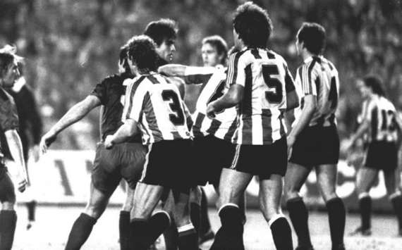1984 brawl between Barcelona and Bilbao