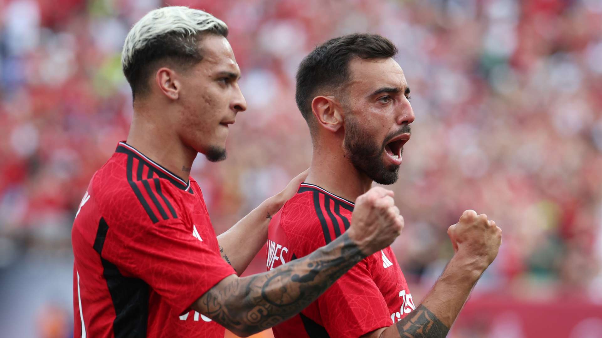 Bruno Fernandes Antony Manchester United 2023