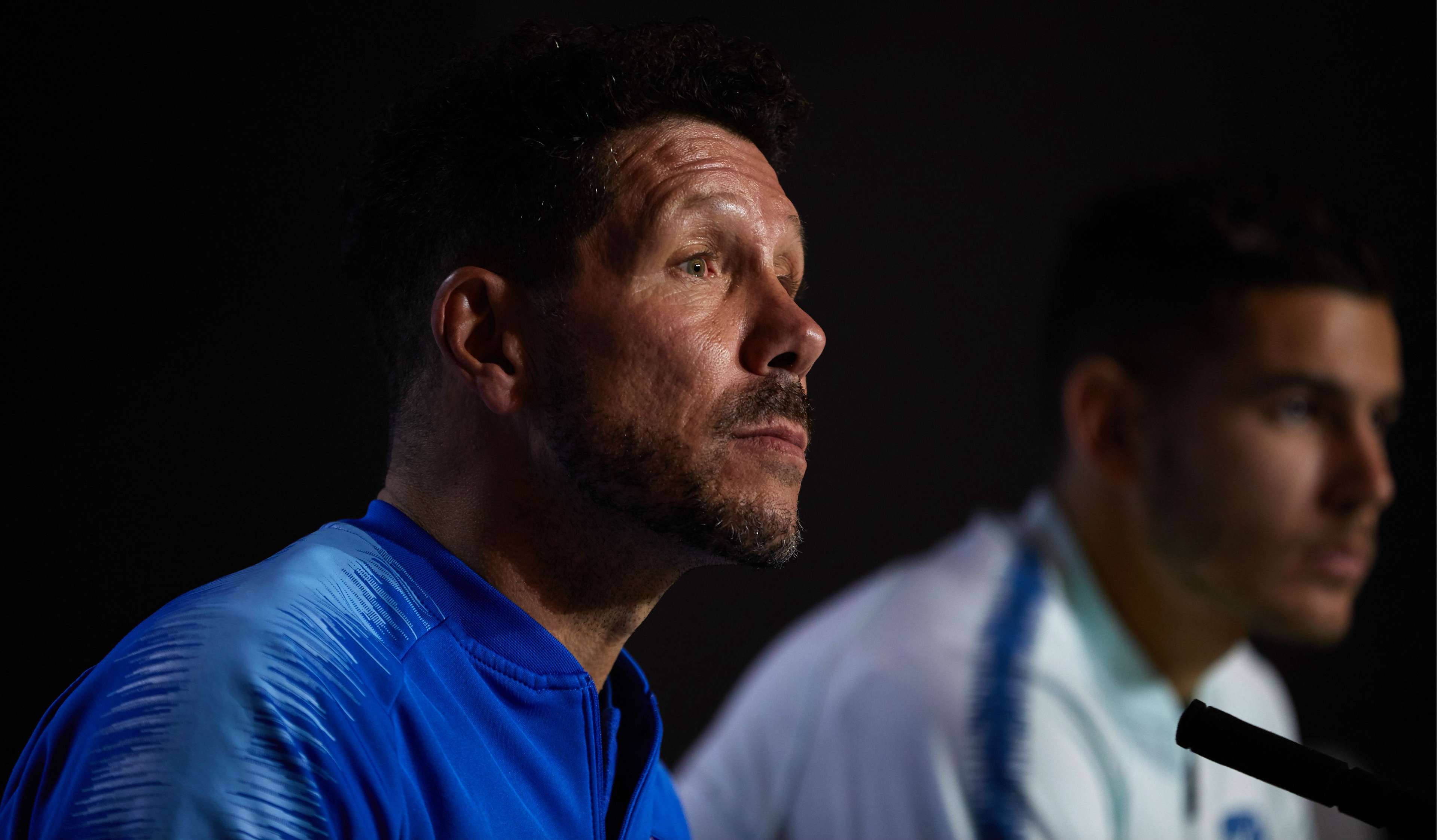 Diego Simeone Lucas Hernandez Atletico Madrid