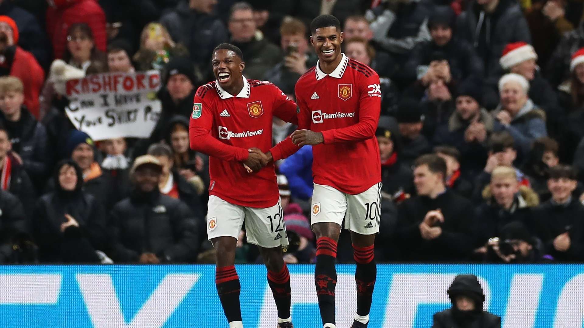 Tyrell Malacia Marcus Rashford Manchester United 2022-23