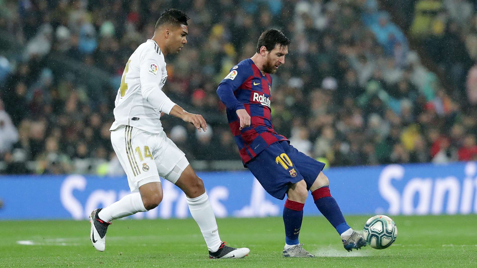 Casemiro Messi Real Madrid Barcelona La Liga
