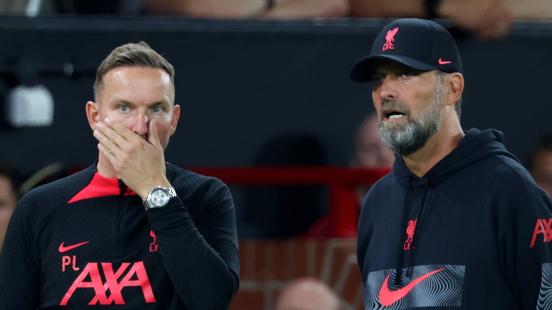 Pep Lijnders Jurgen Klopp Liverpool 2022