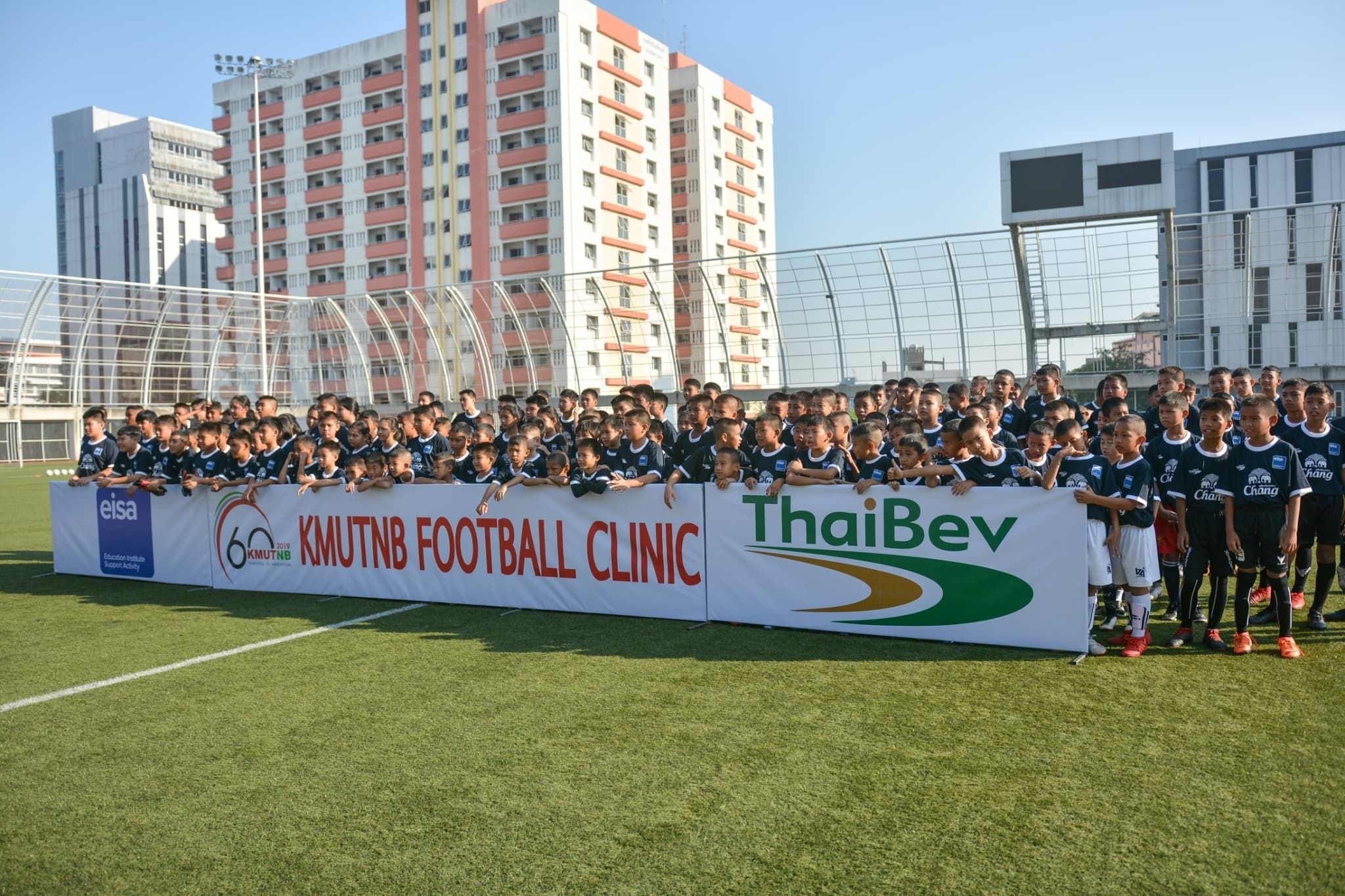 KMUTNB football clinic 2019