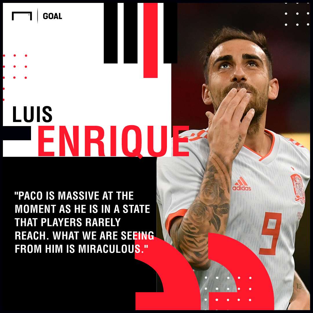 Paco Alcacer Luis Enrique Spain PS