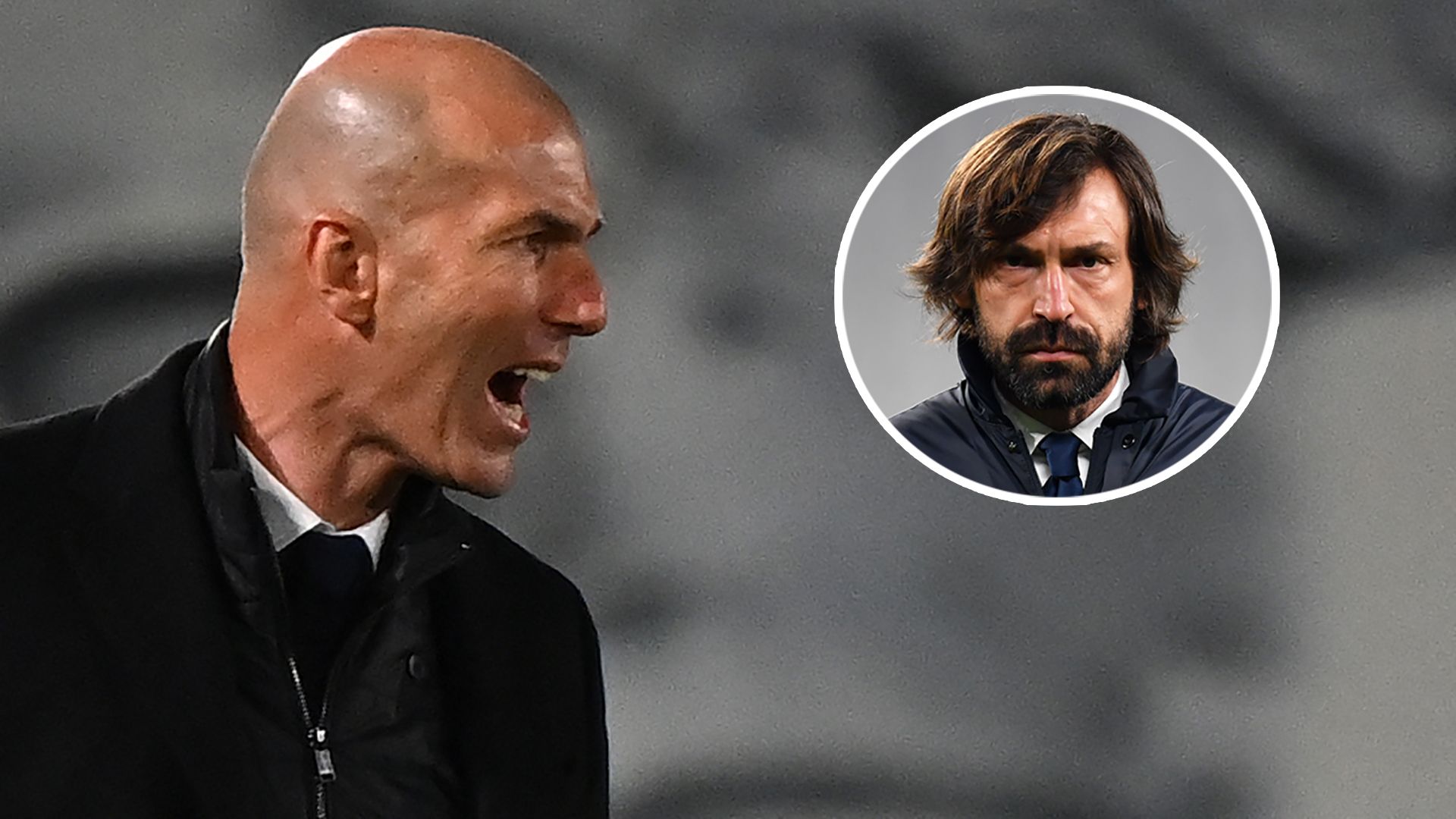 Zinedine Zidane Andrea Pirlo 2020-21