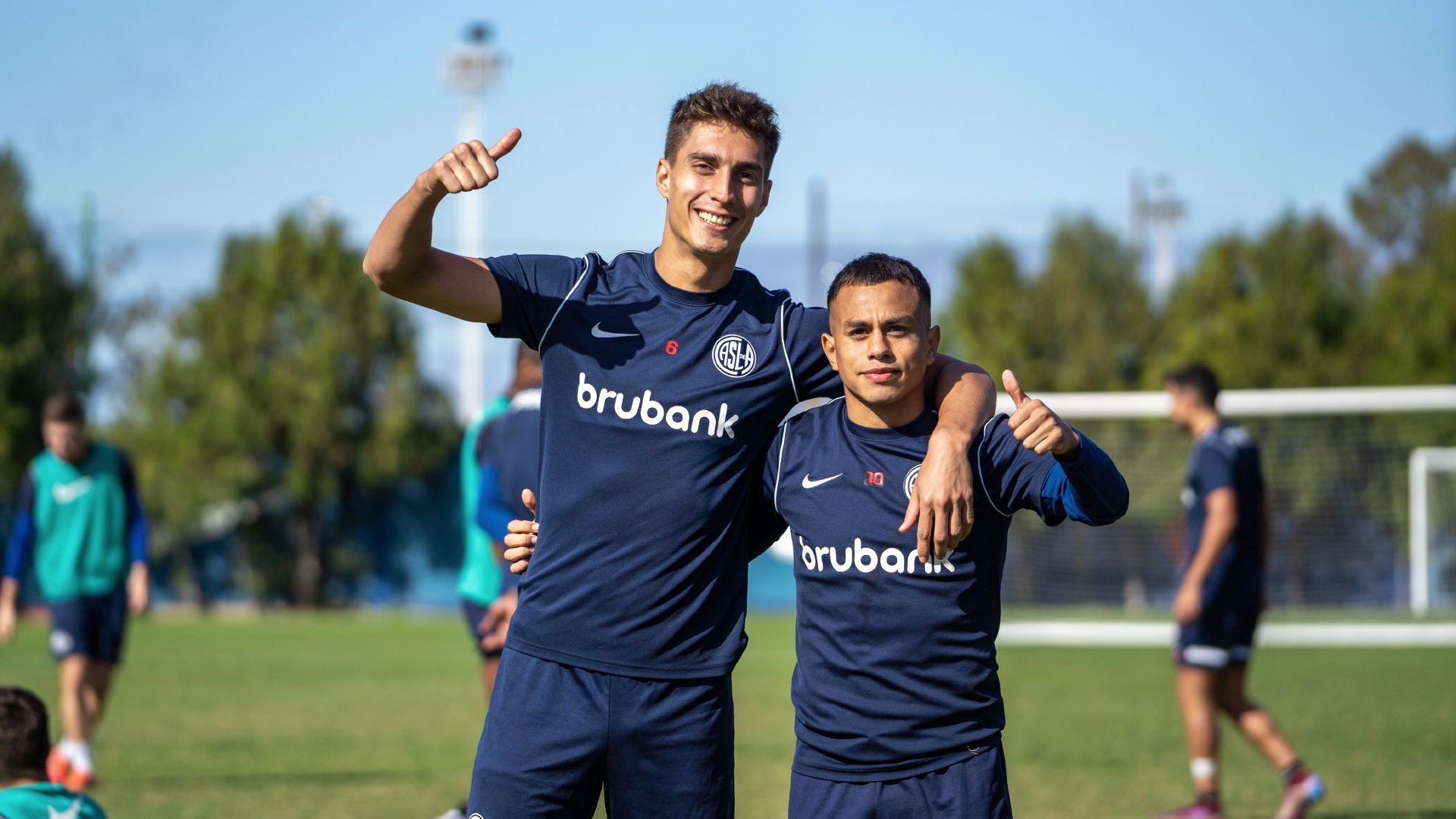 federico gattoni nahuel barrios san lorenzo entrenamiento 2023