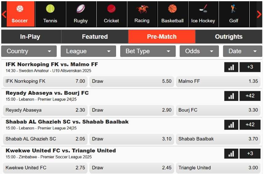 WSB Sports Betting Website