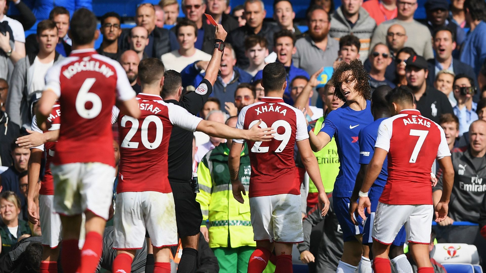 David Luiz Chelsea Arsenal