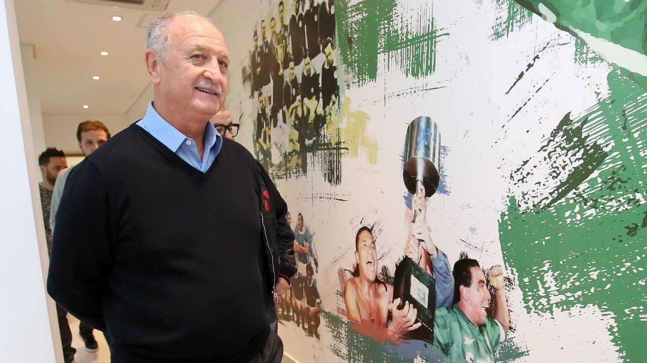 Felipão chega ao Palmeiras