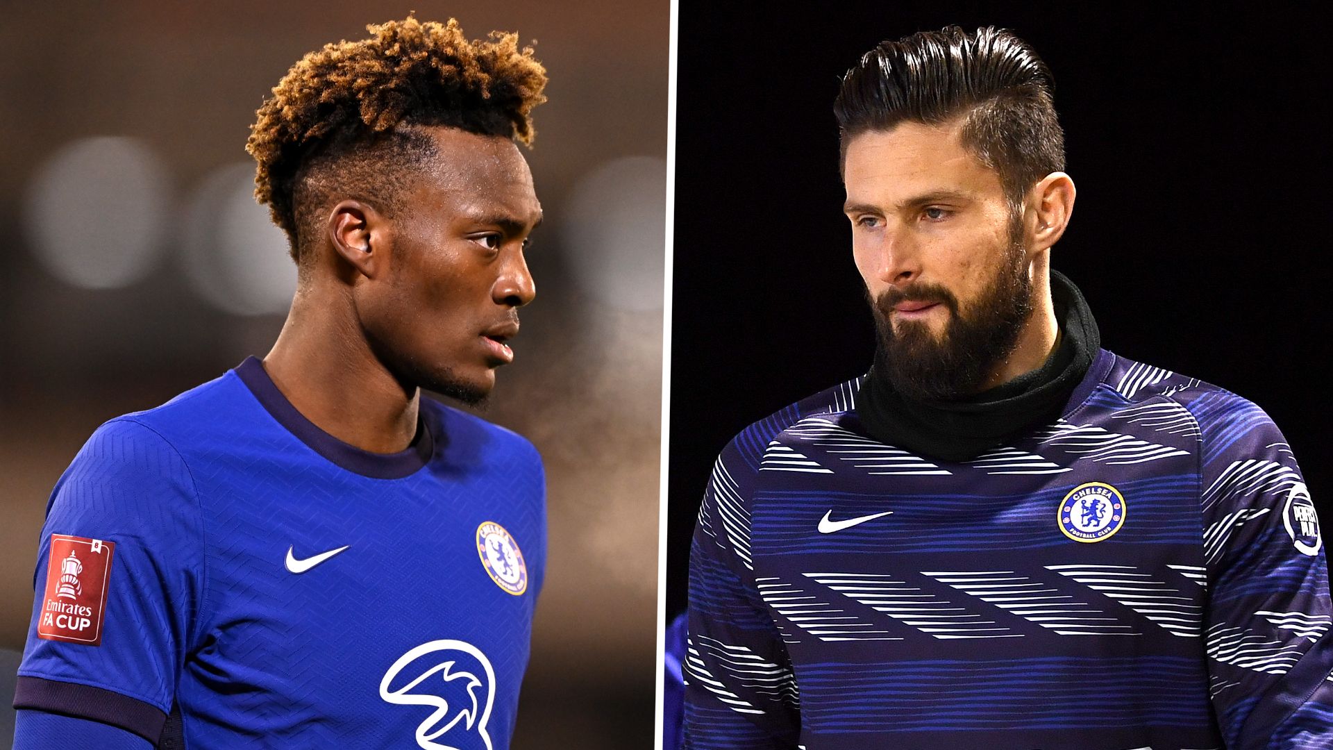 Olivier Giroud Tammy Abraham split main