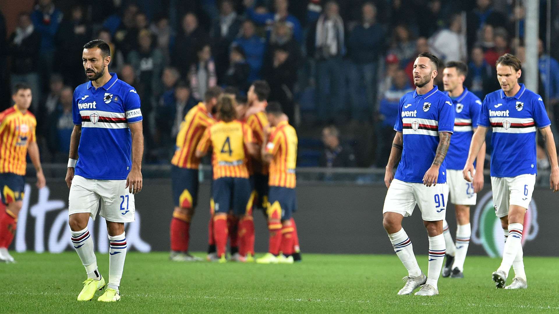 Sampdoria Lecce Quagliarella