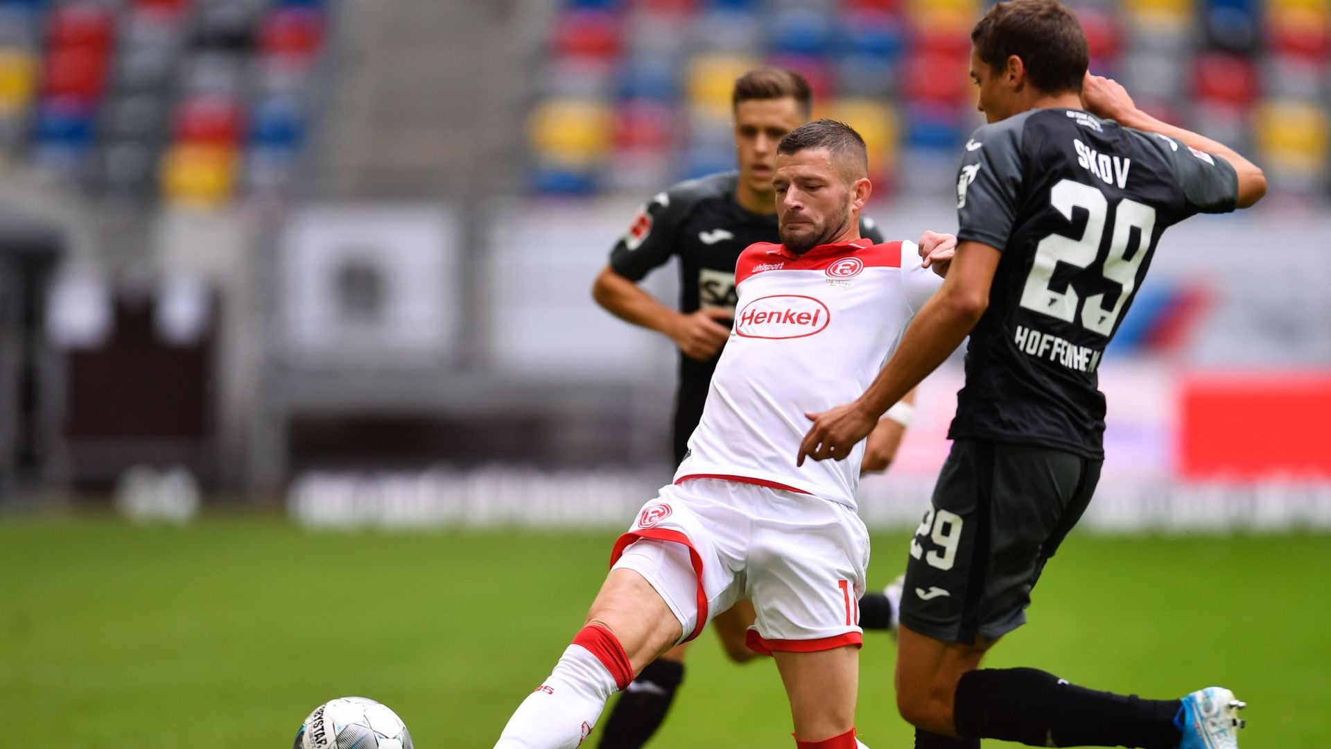 Valon Berisha Robert Skov Fortuna Dusseldorf 1899 Hoffenheim Bundesliga 2020