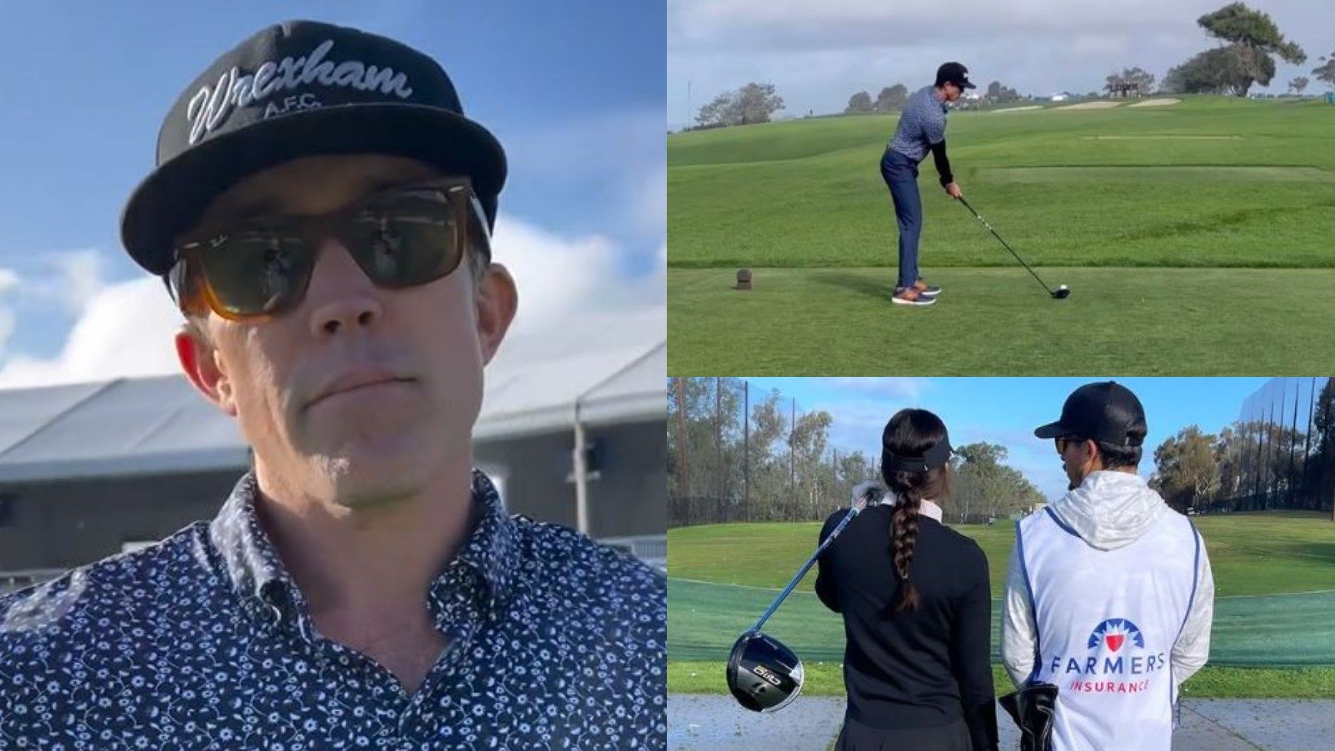 Rob McElhenney Wrexham golf