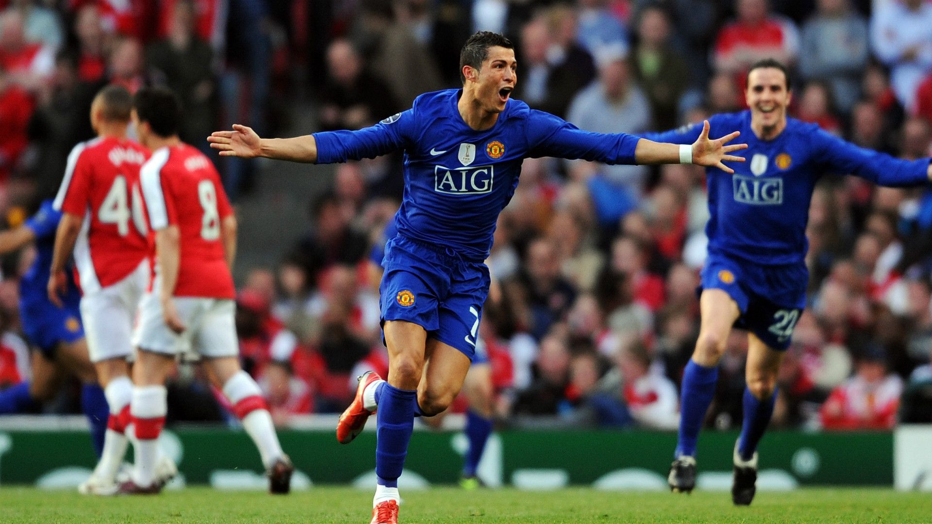 Cristiano Ronaldo Arsenal Manchester United Champions League 05052009