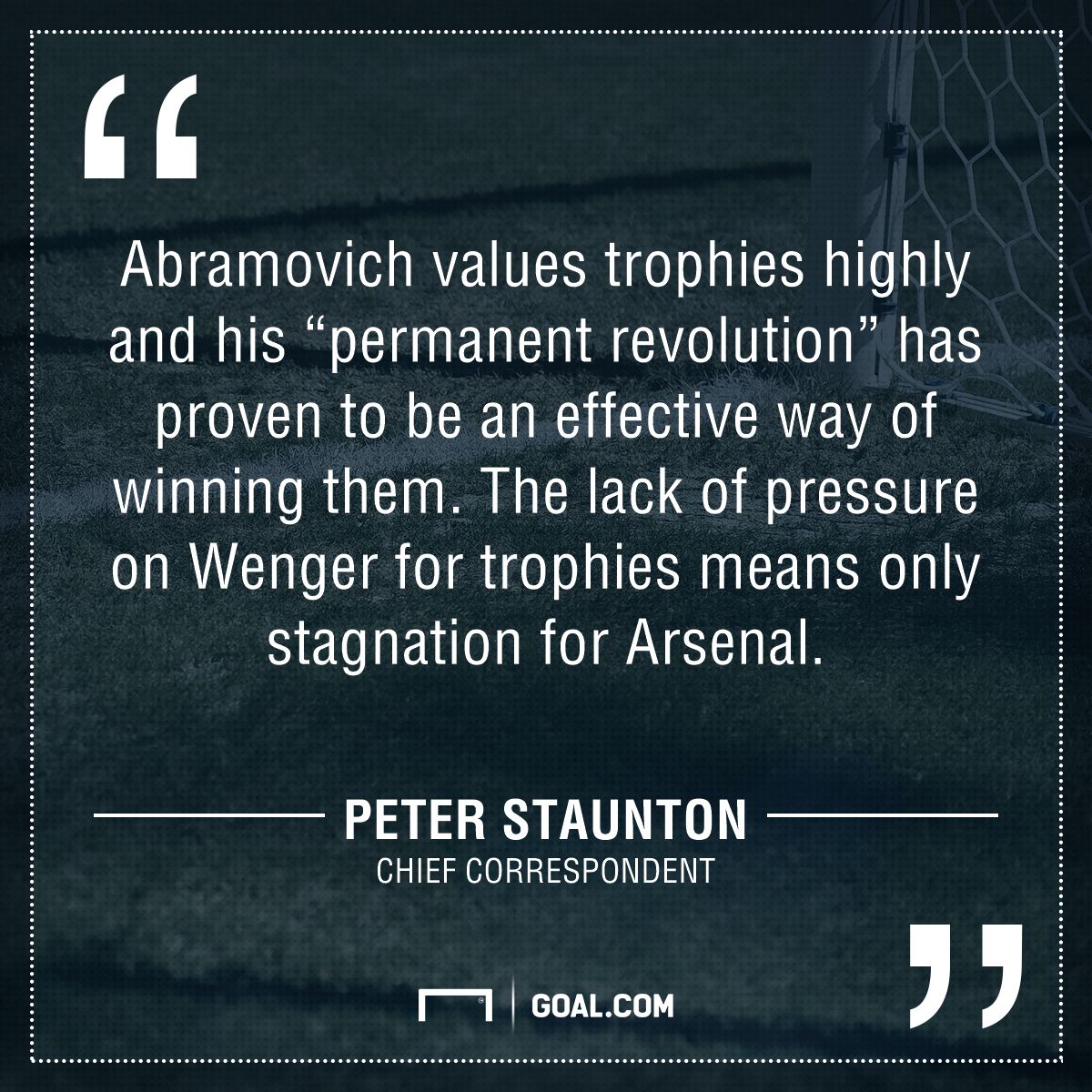 Peter Staunton Wenger Abramovich GFX