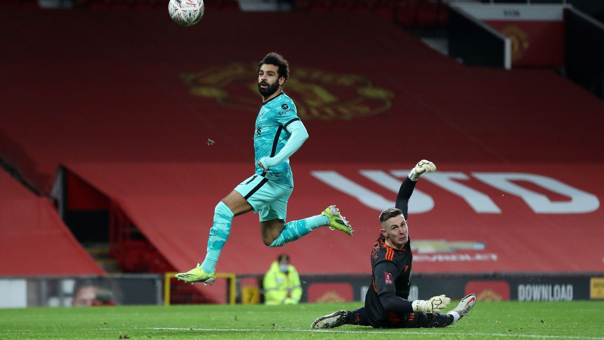 Salah Manchester United v Liverpool 2021