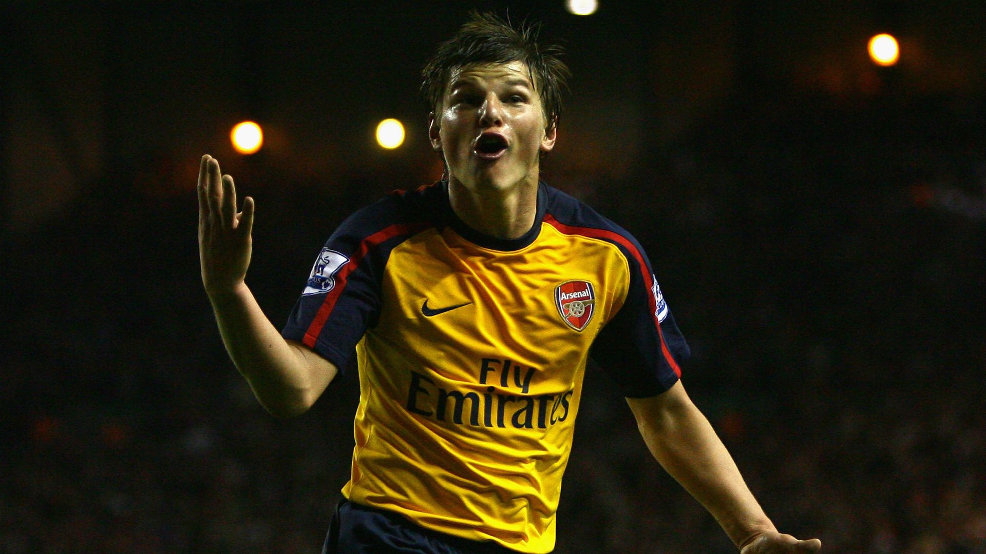 Andrey Arshavin Premier League Liverpool v Arsenal 210409