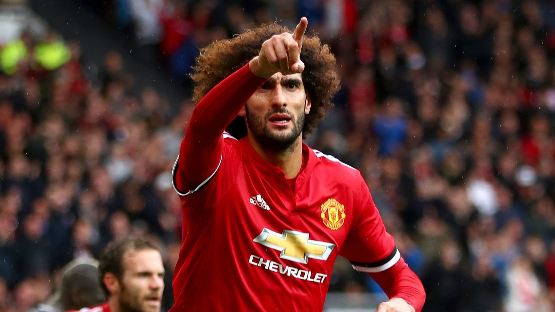 Marouane Fellaini Manchester United Crystal Palace Premier League
