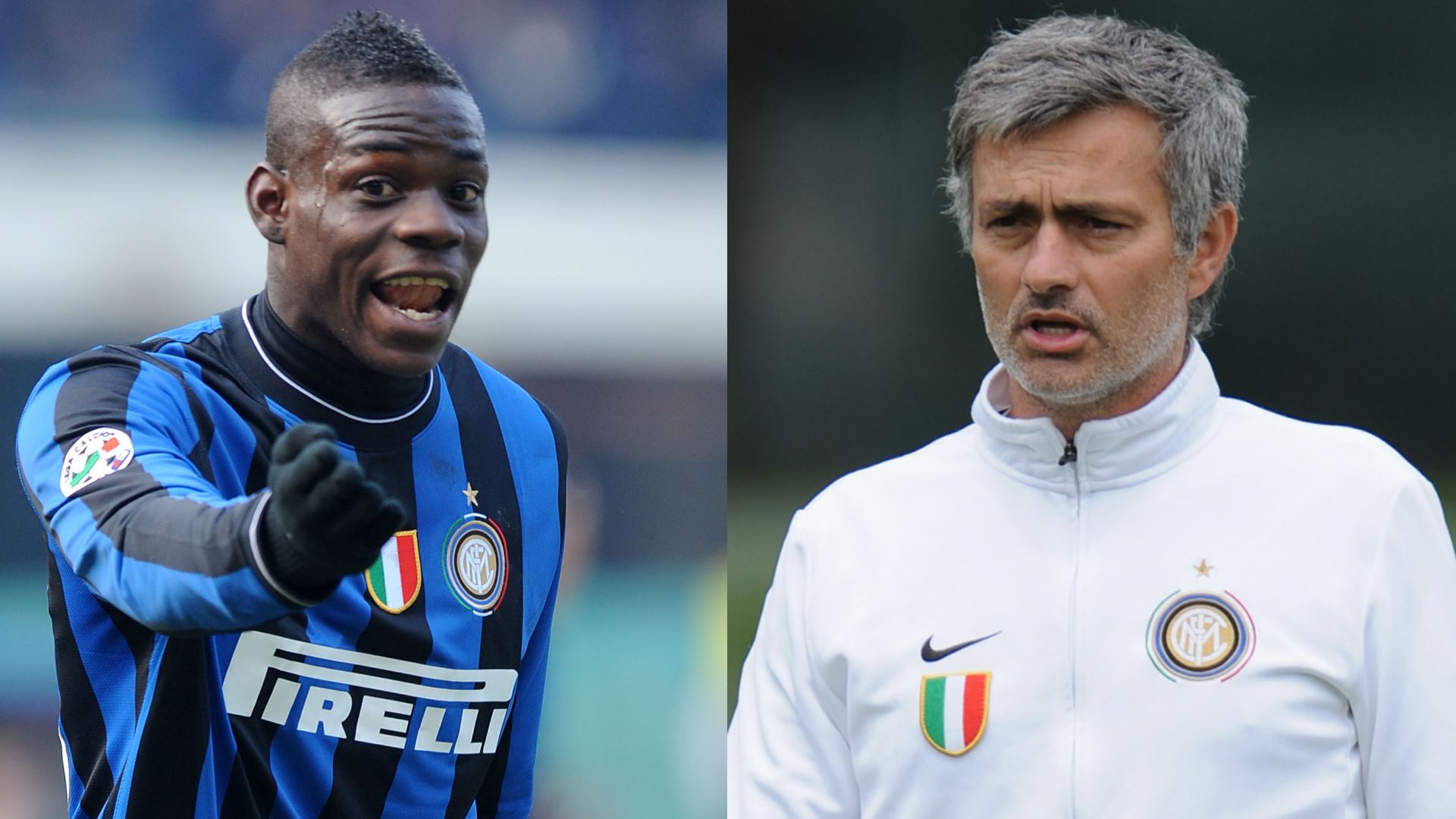 Mario Balotelli Jose Mourinho
