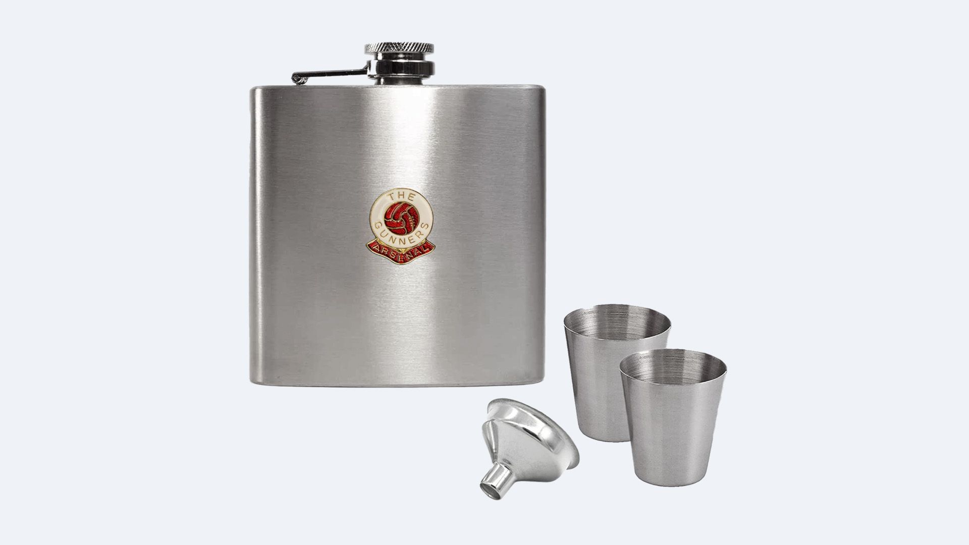 Arsenal Hip Flask and Shot Glass Set