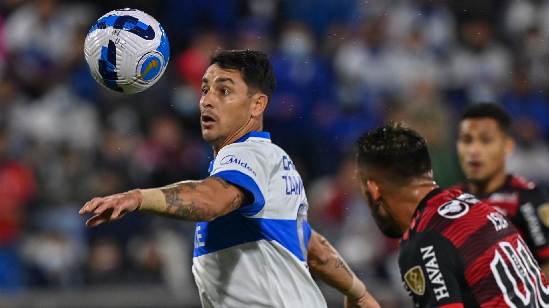 Fernando Zampedri en Universidad Católica vs. Flamengo