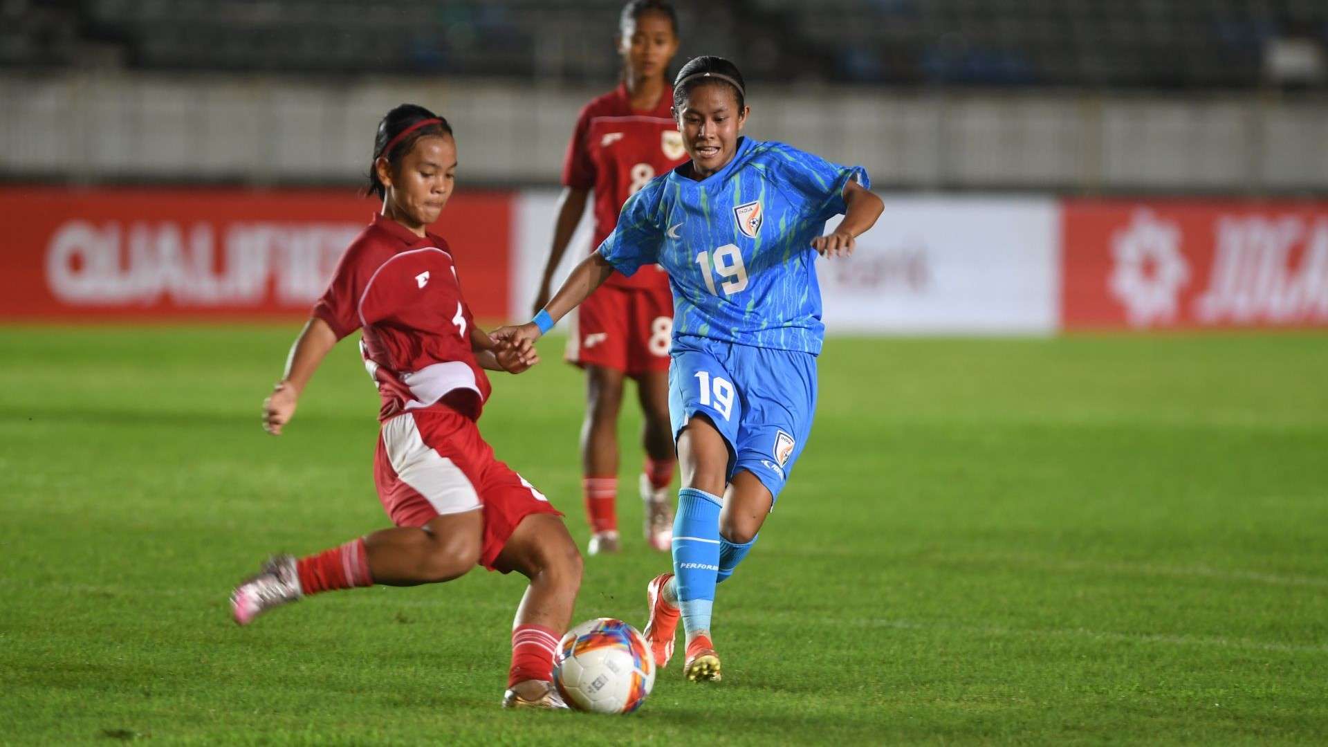 Timnas wanita Indonesia U-20 vs India - ACQ U-20 2026
