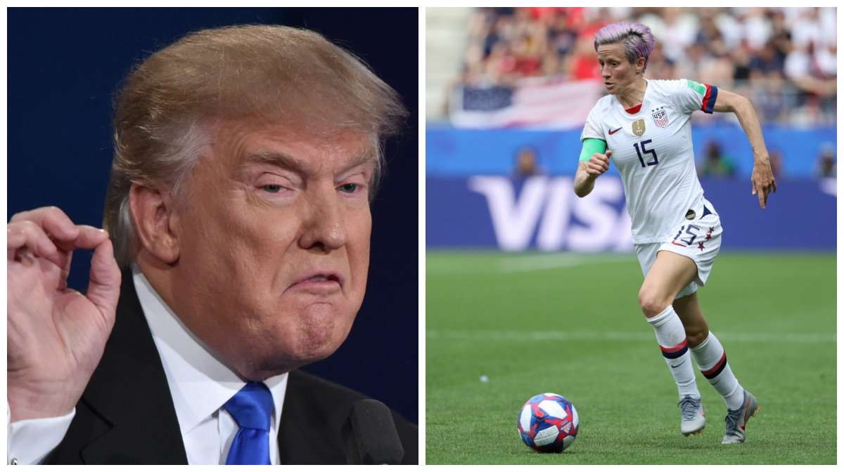 Donalld Trump Megan Rapinoe