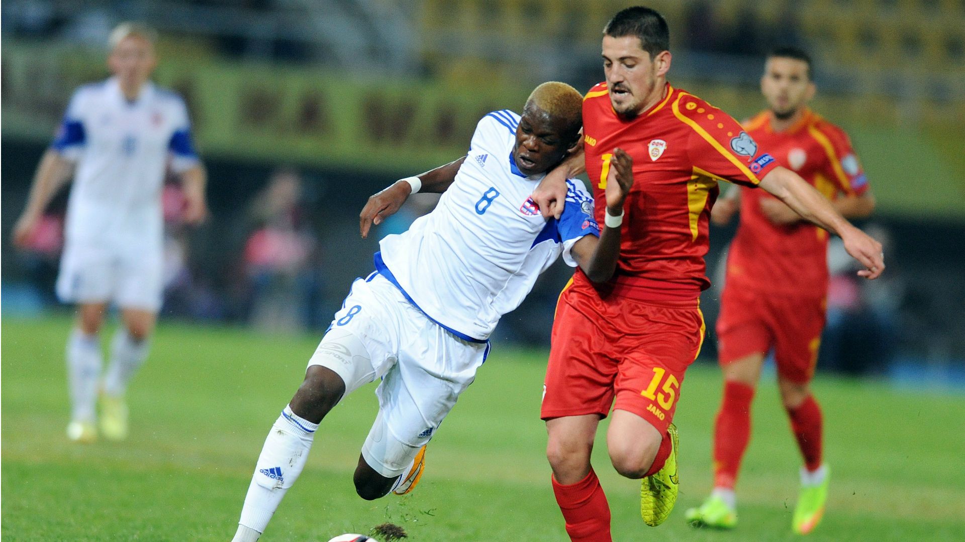 Macedonia Luxembourg Arijan Ademi Christopher Martins Pereira 2014