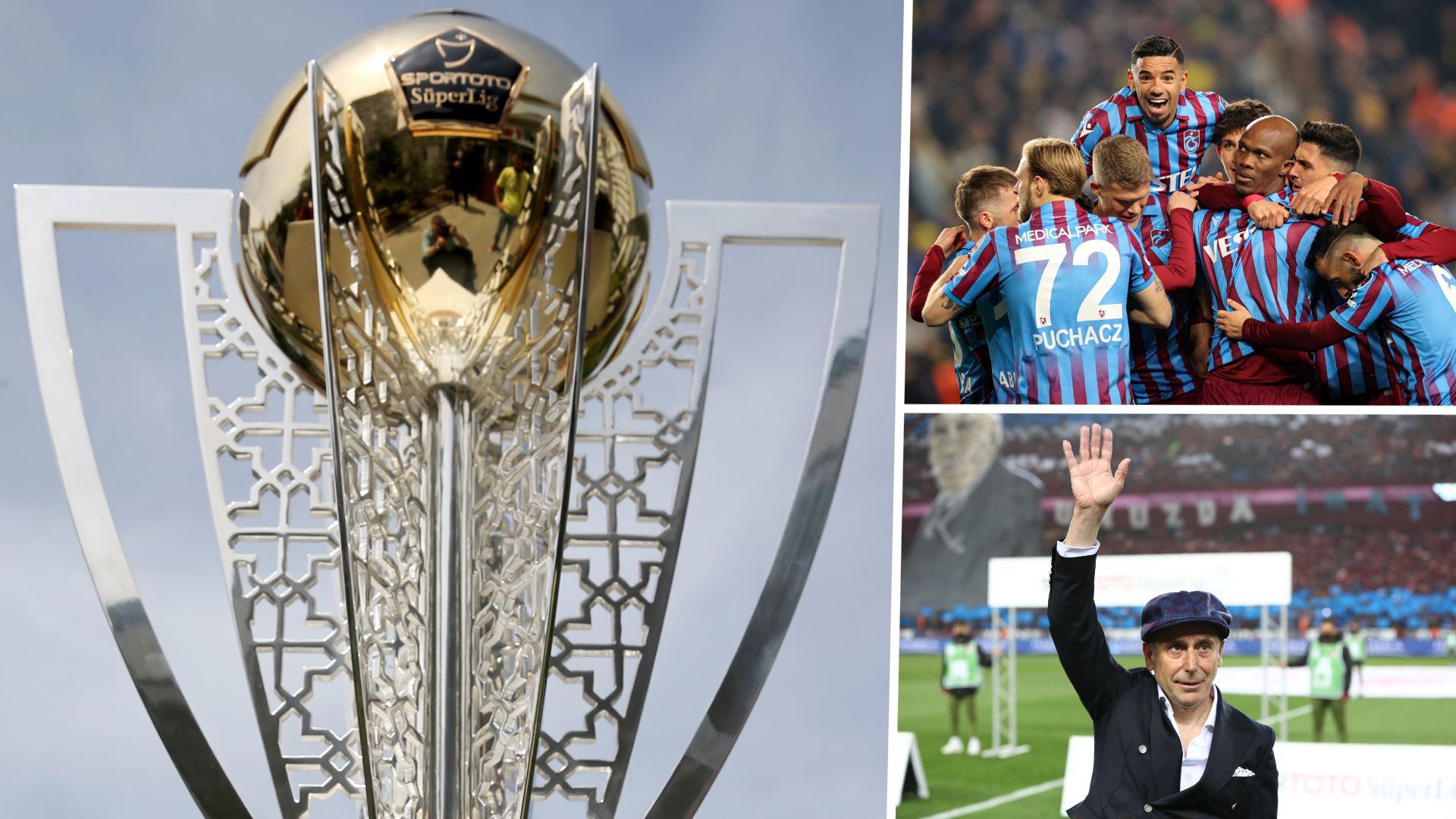 Turkish Super Lig Trophy & Trabzonspor & Abdullah Avci GFX