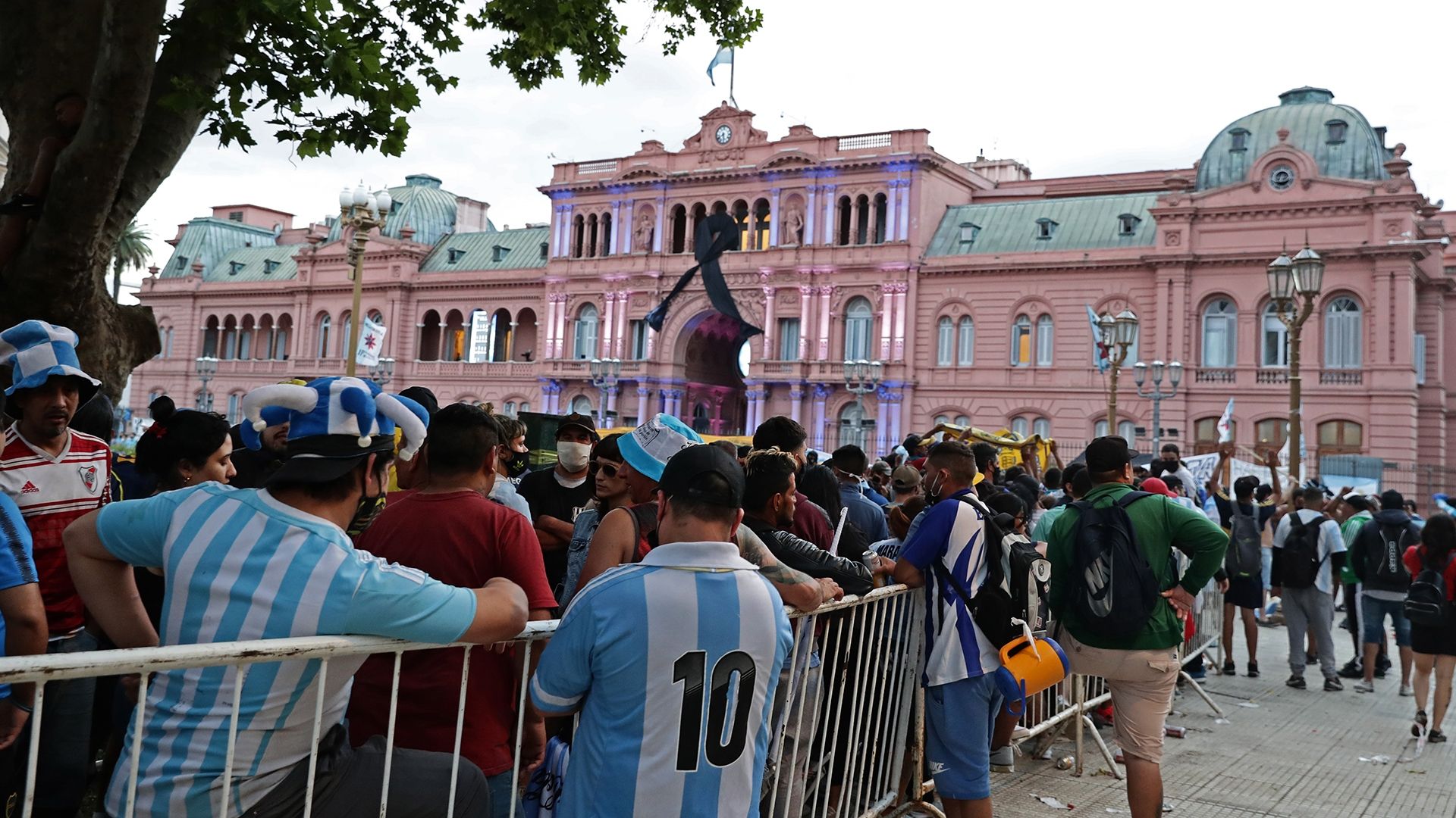 Diego Maradona Velorio Casa Rosada 26112020