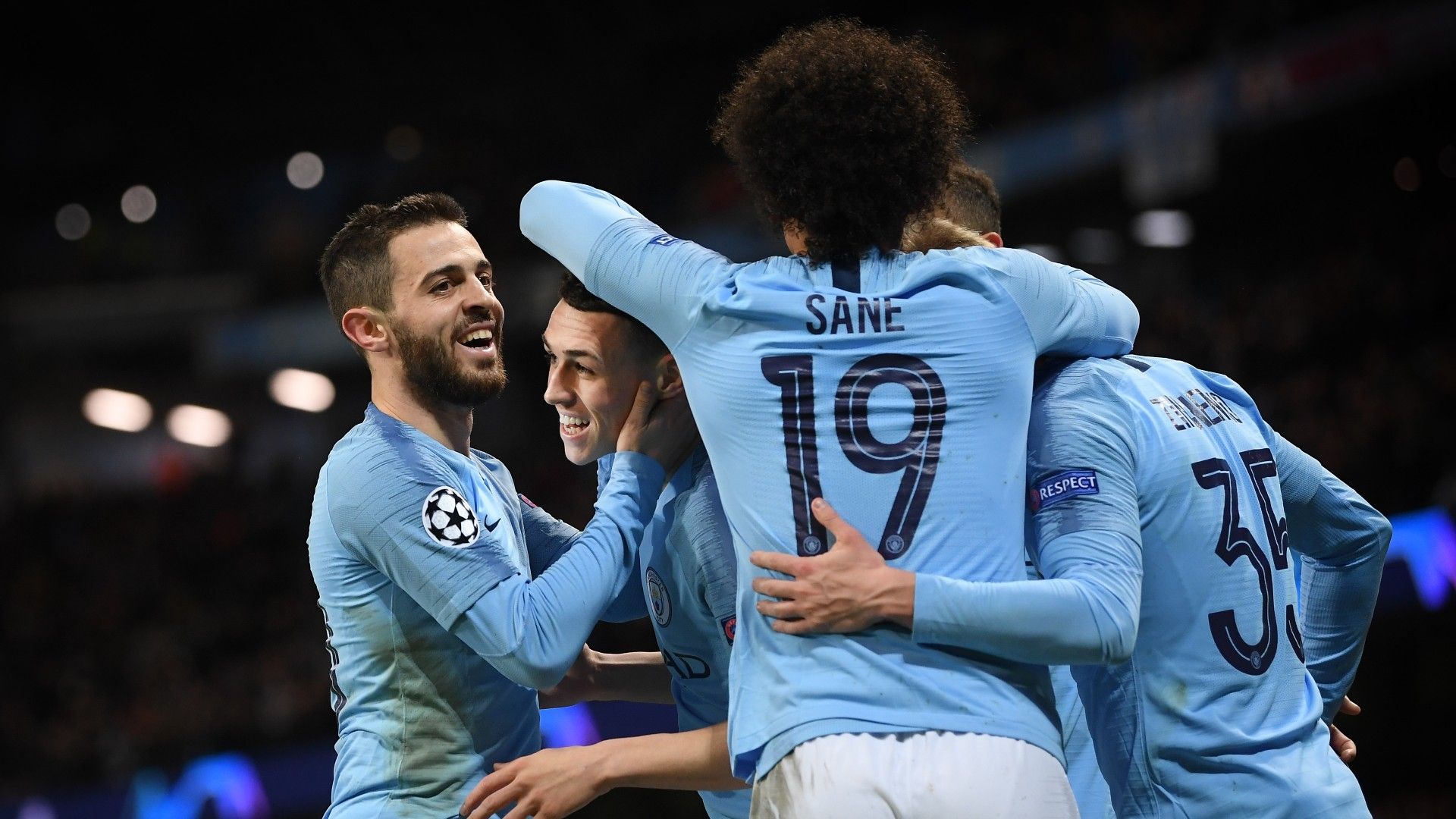 Manchester City Schalke Champions League 7-0
