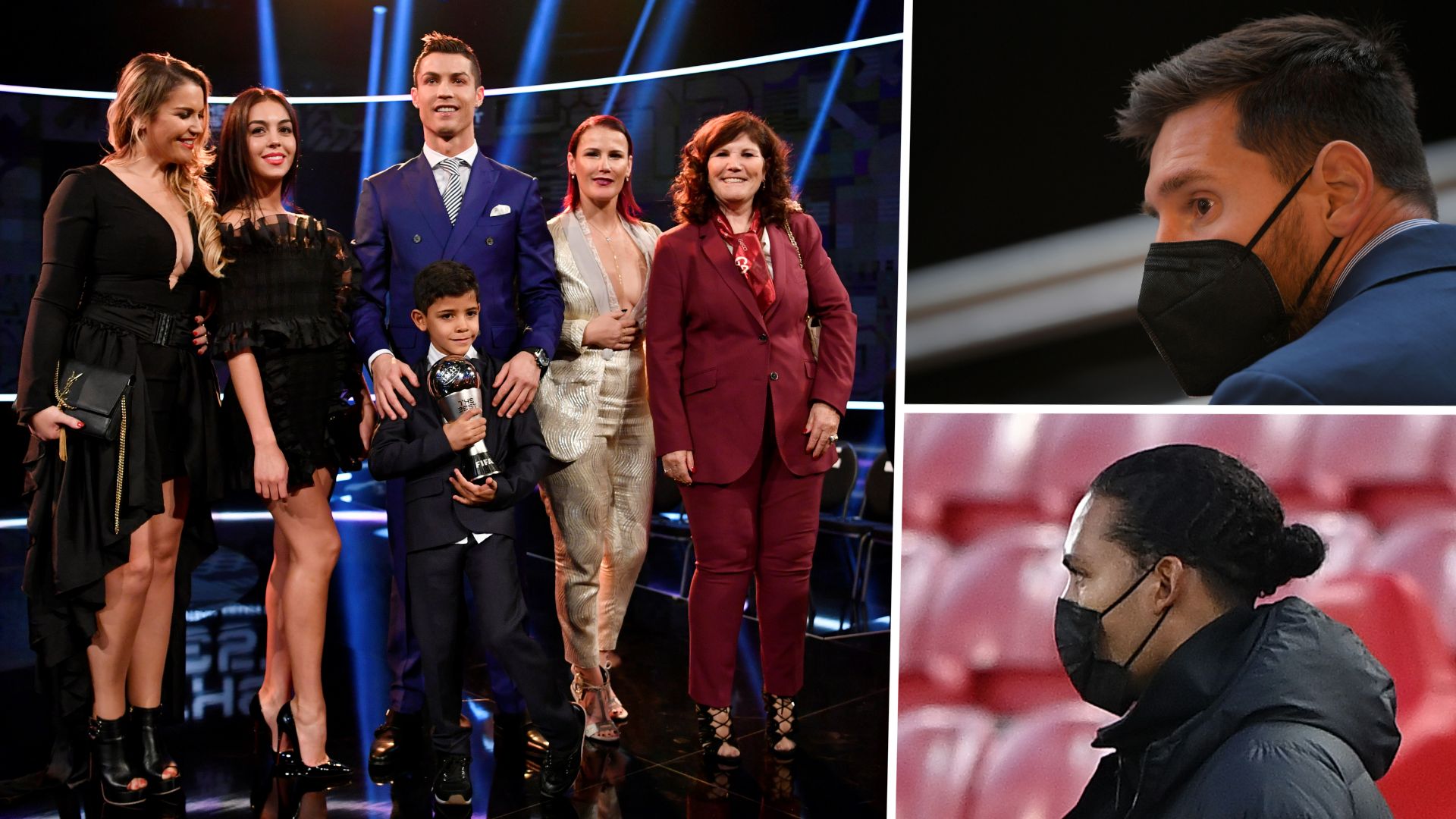 Van Dijk, Ronaldo, Messi