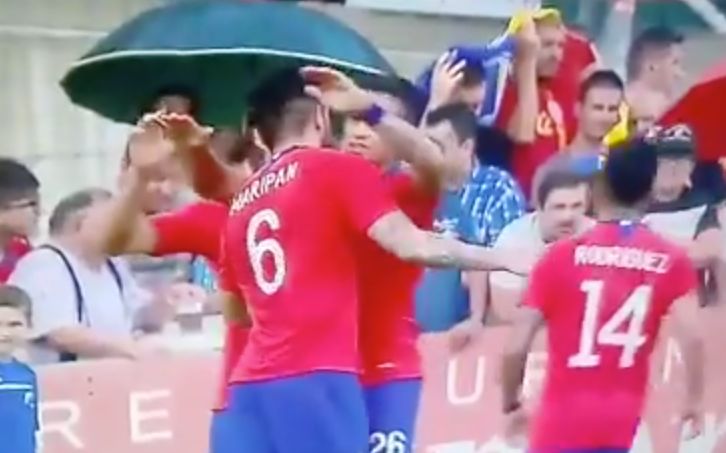 310518 Chile Rumania - Guillermo Maripán Goal