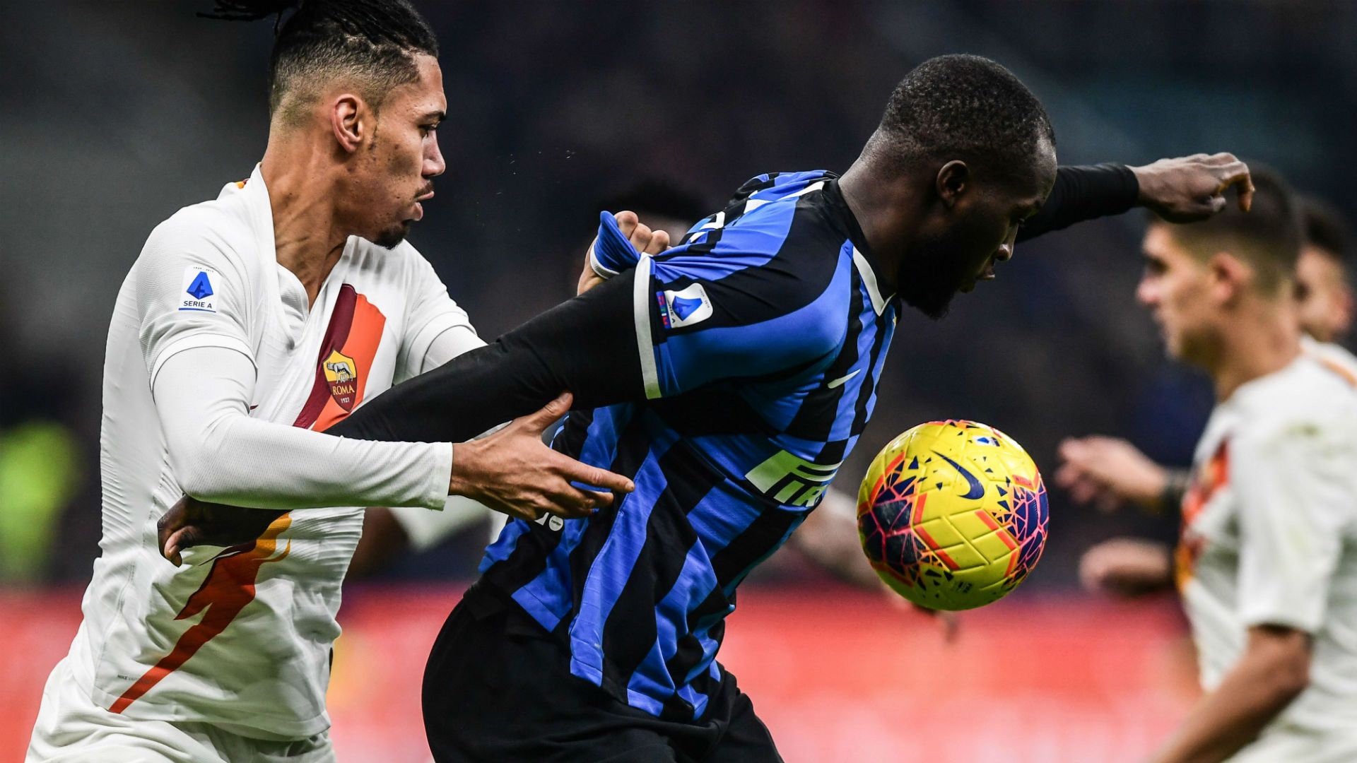 Smalling Lukaku Inter Roma Serie A