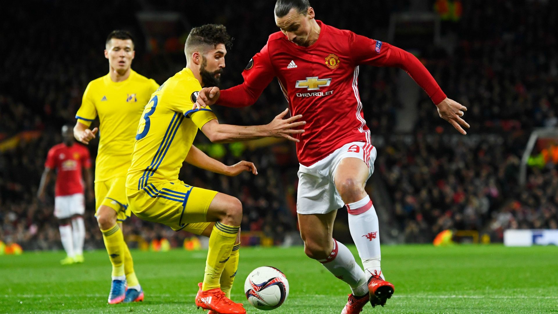 Zlatan Ibrahimovic Manchester United Rostov Europa League 16032017