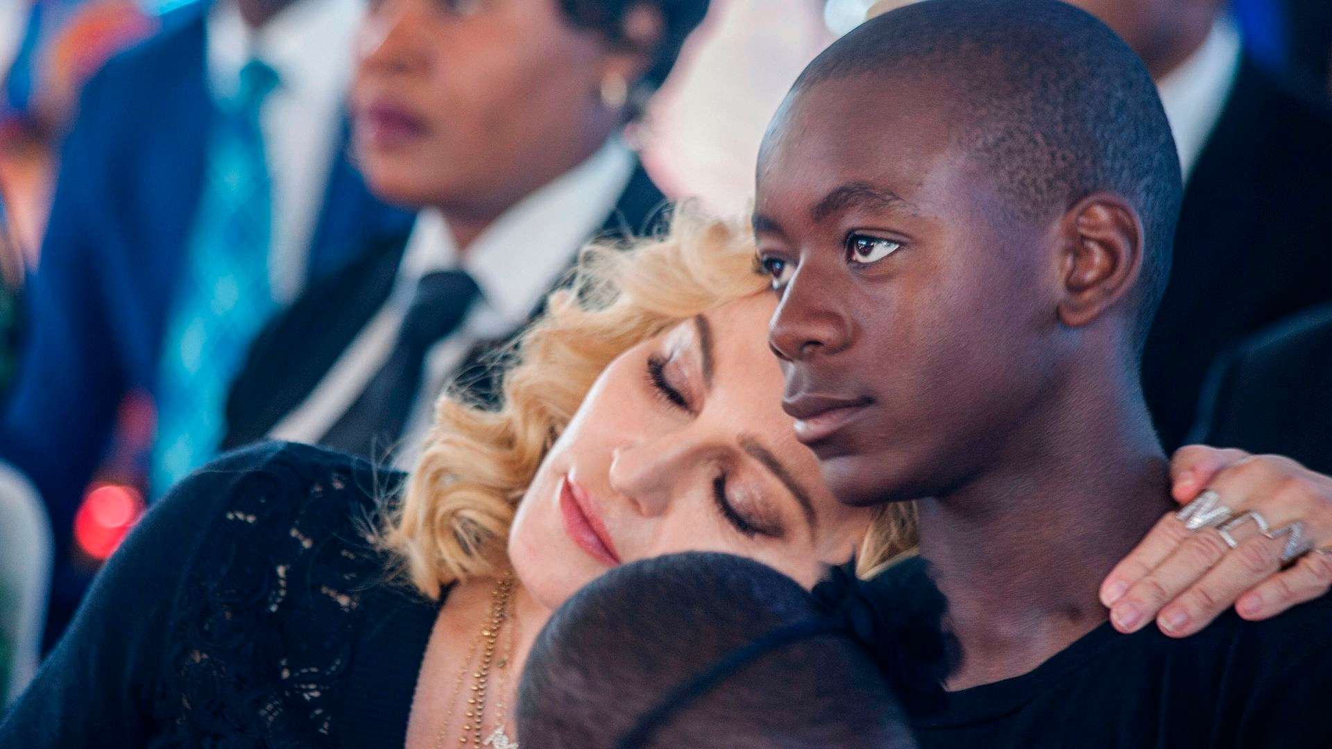 Madonna and son David Banta 07112017