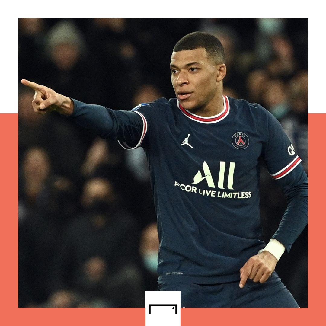 Kylian Mbappe Paris Saint-Germain 2021-22 GFX