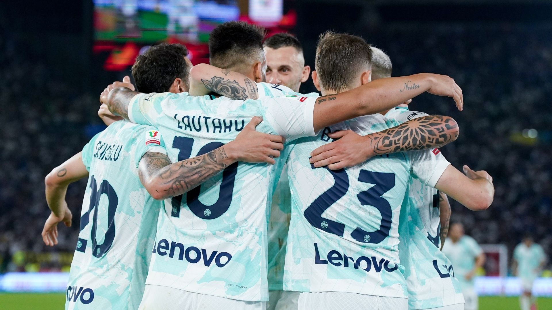 fiorentina inter esultanza