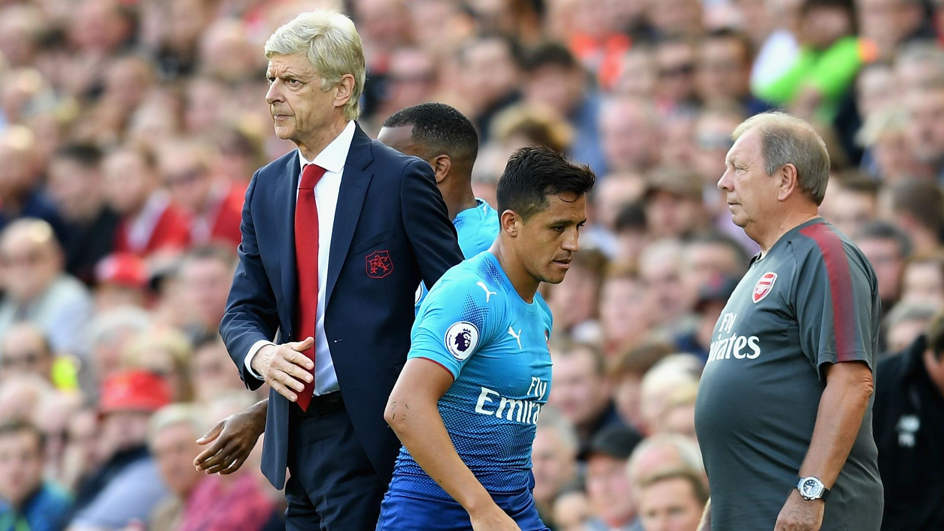 Alexis Sánchez, Wenger. Liverpool Arsenal 27082017