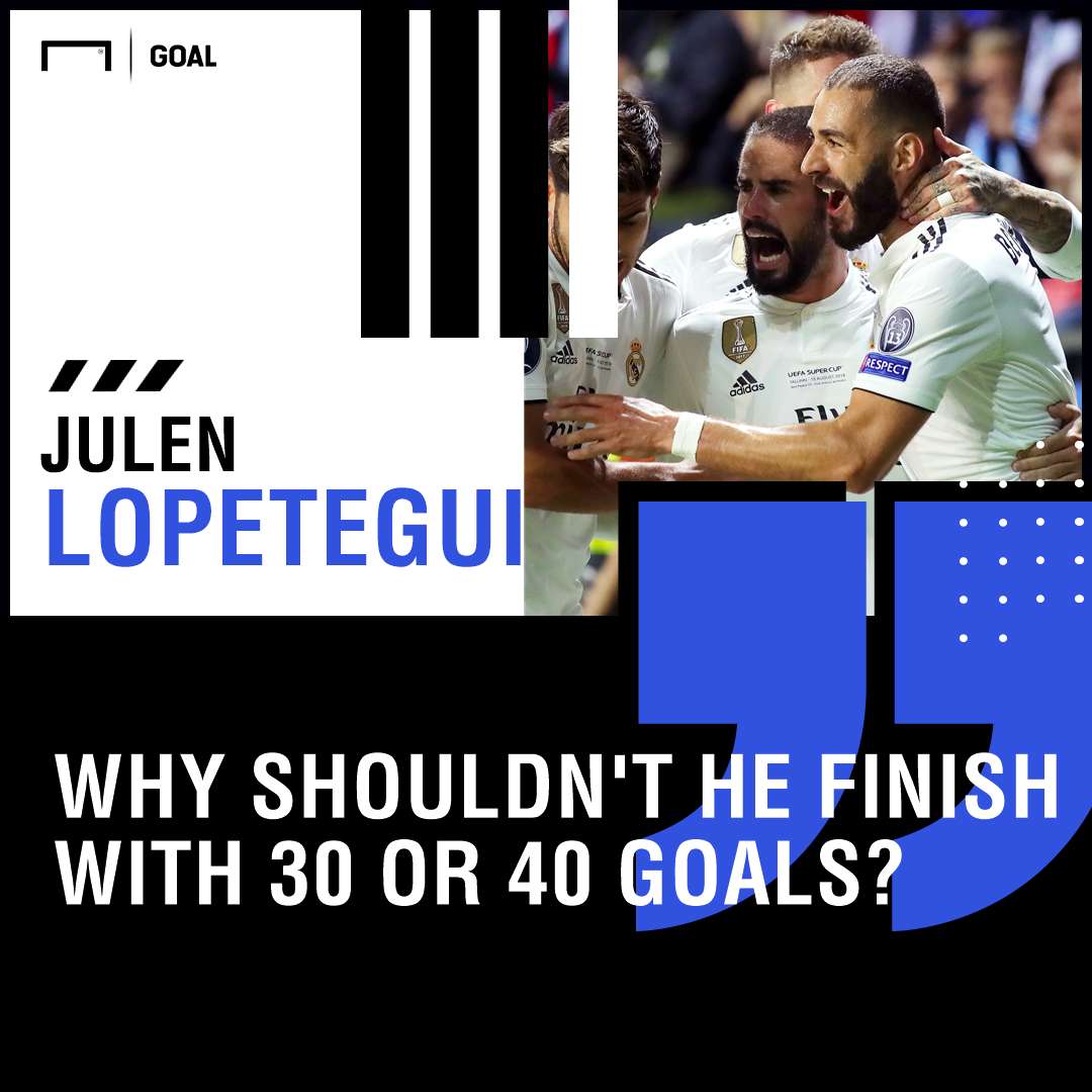 Julen Lopetegui Karim Benzema 40 goals