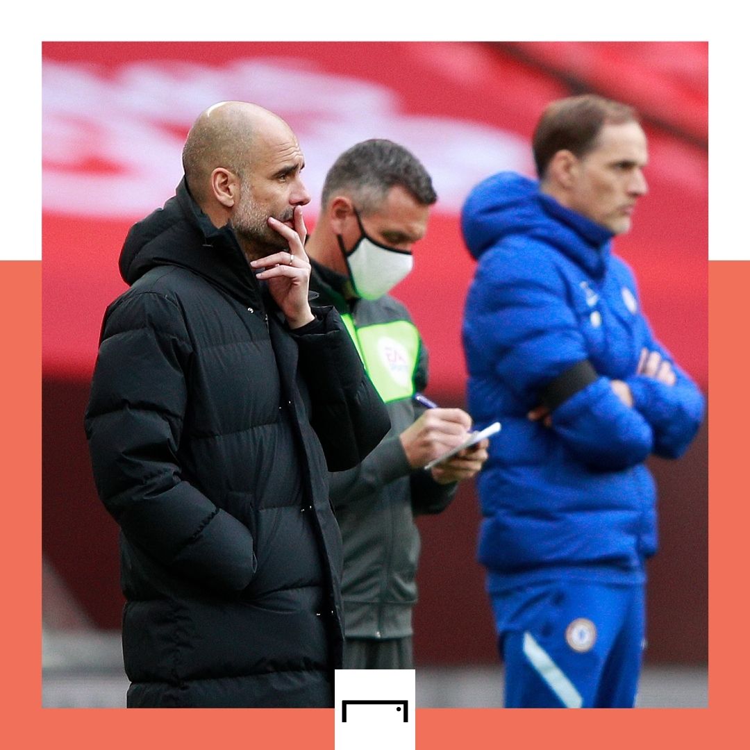 Pep Guardiola Thomas Tuchel Man City Chelsea FA Cup 2020-21 GFX