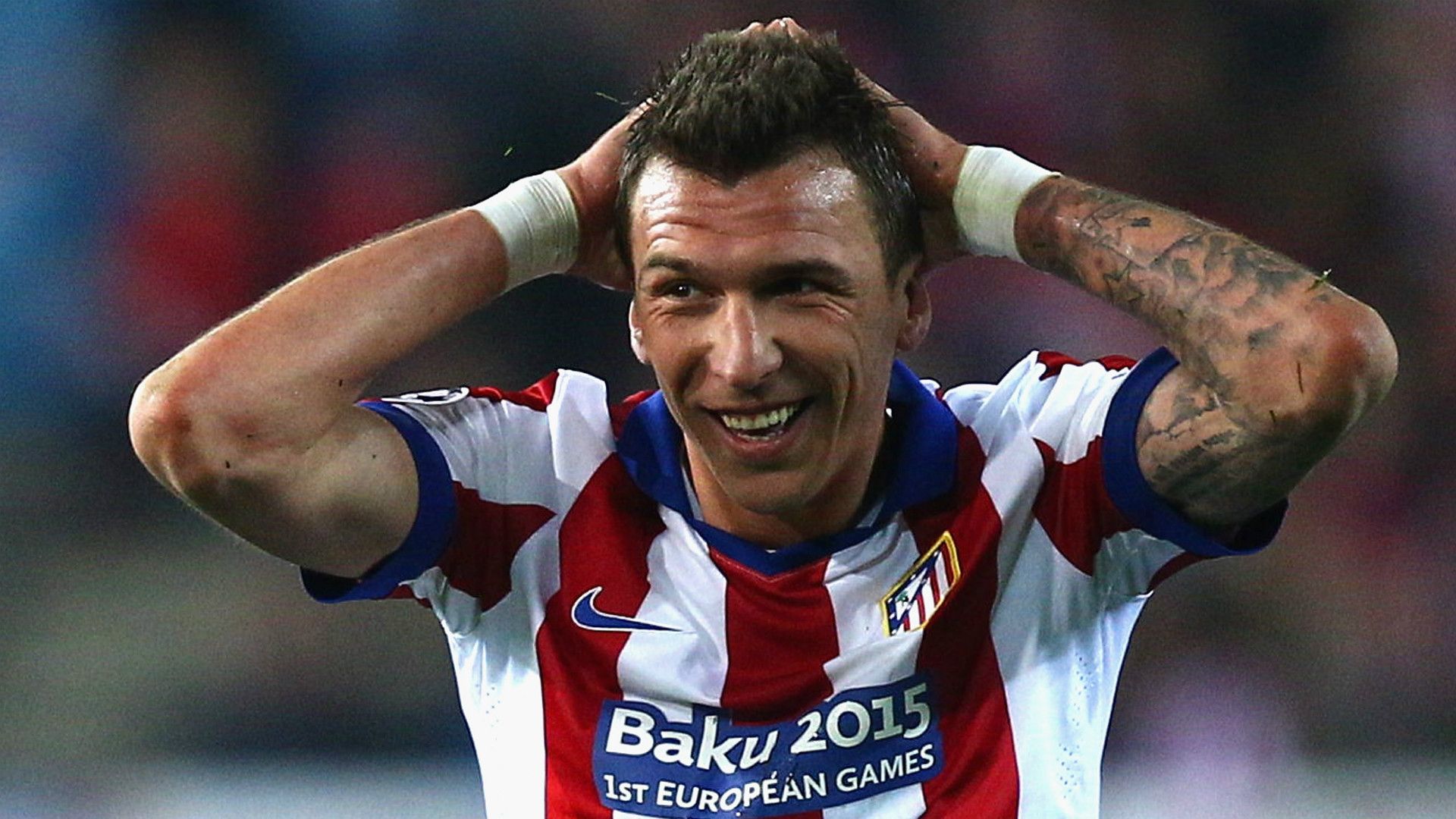 Mario Mandzukic Atletico de Madrid Bayer Leverkusen Champions League 03172015