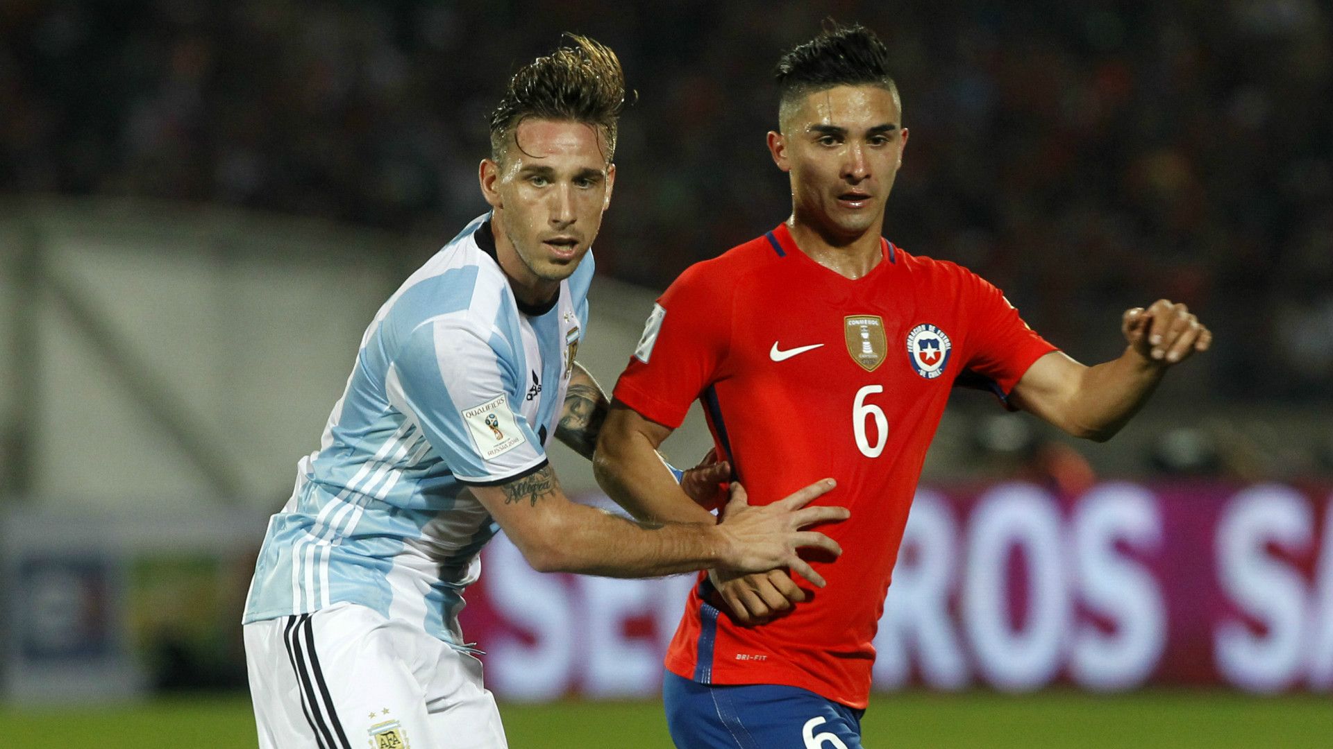 Lucas Biglia Chile v Argentina Eliminatorias WC Qualifying 2018 24032016