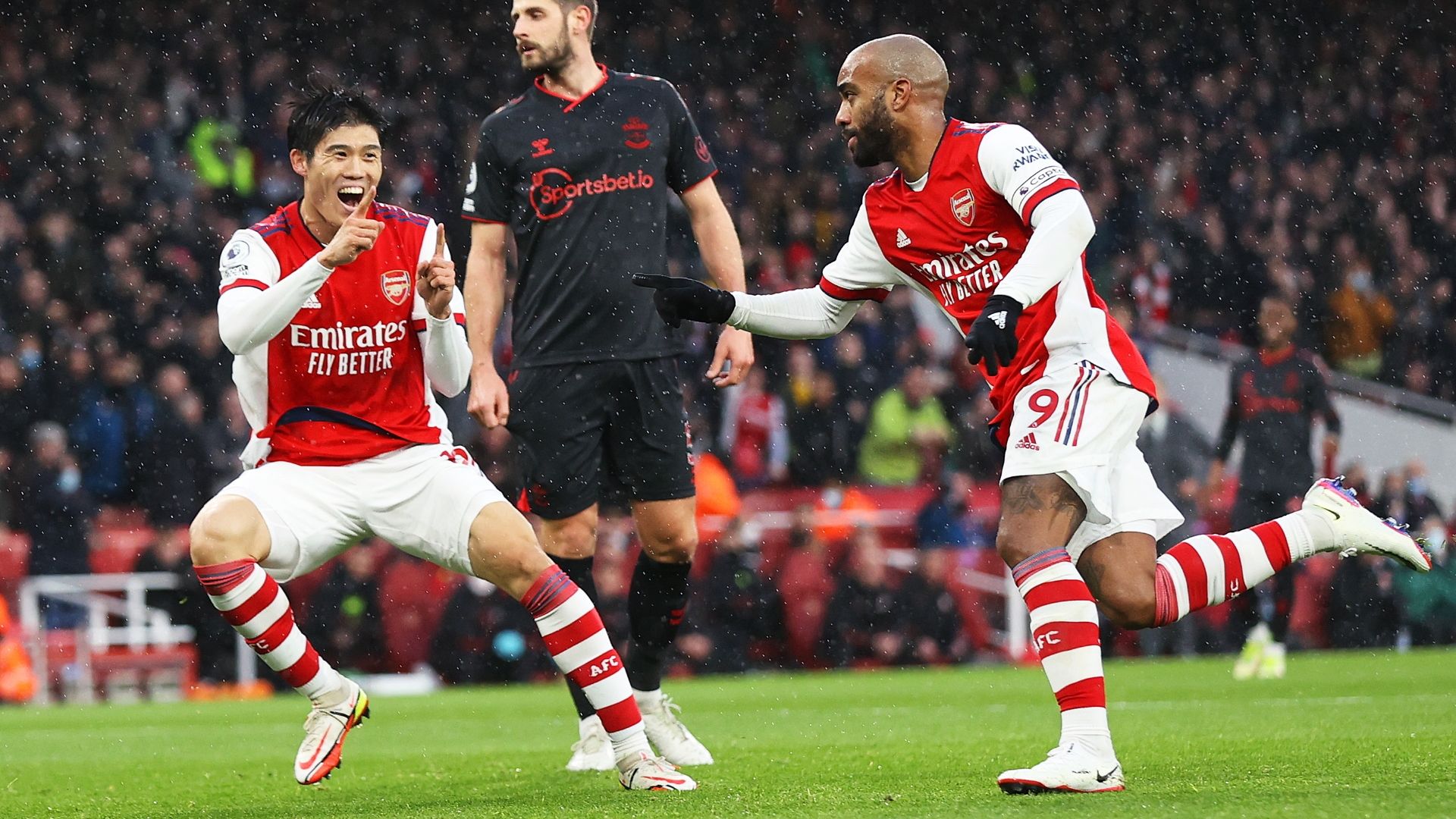 Alexandre Lacazette, Arsenal vs Southampton 2021-22