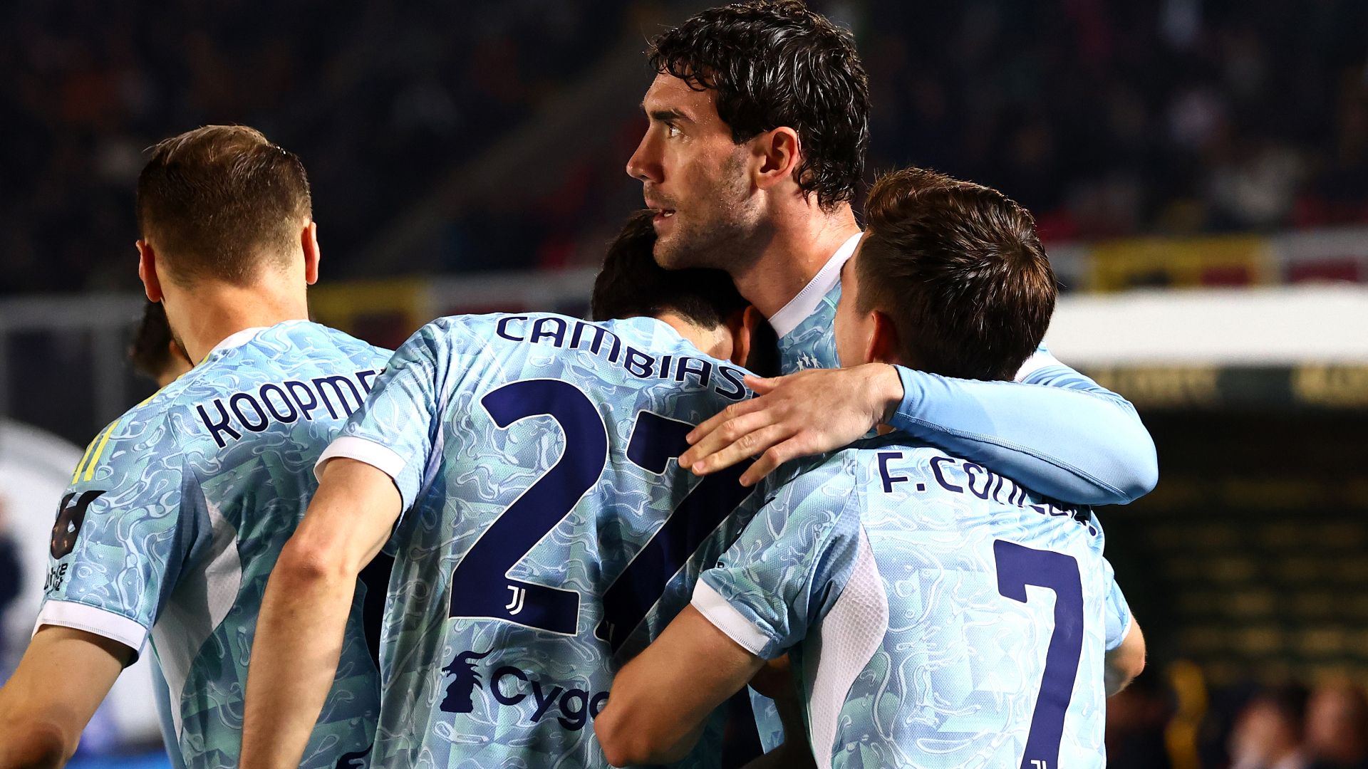 Vlahovic Lecce Juventus Serie A