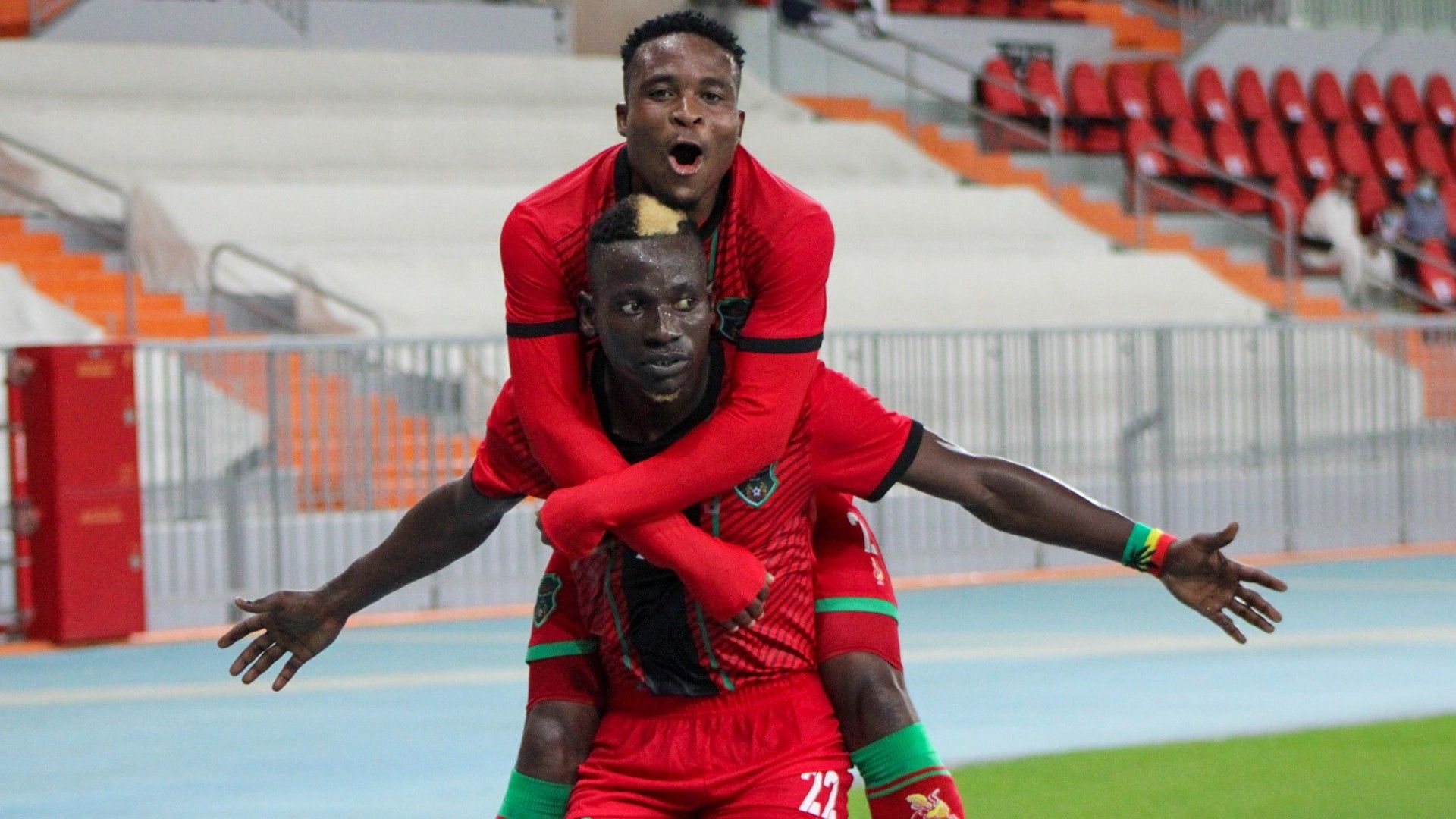 Gabadinho Mhango of Malawi and Orlando Pirates.