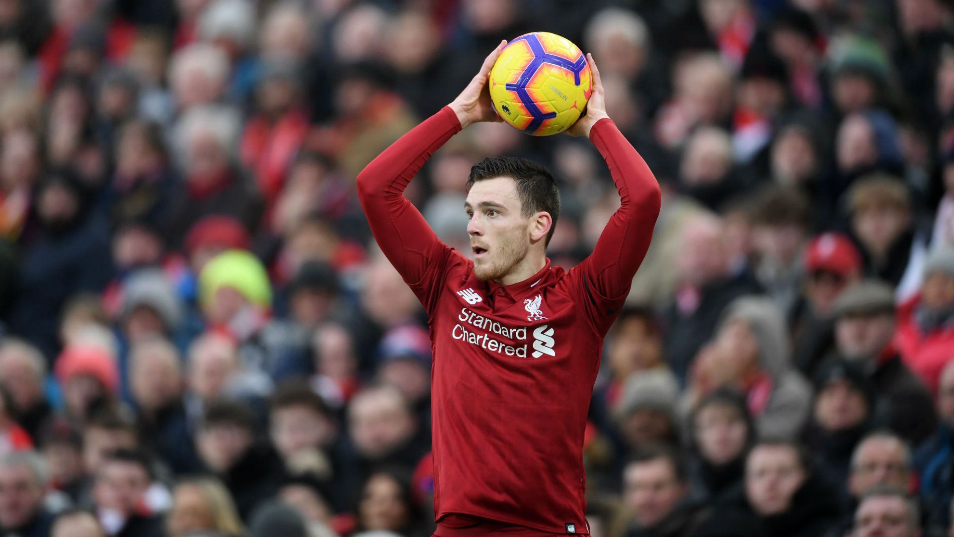 Andy Robertson FC Liverpool Throw-in 2019