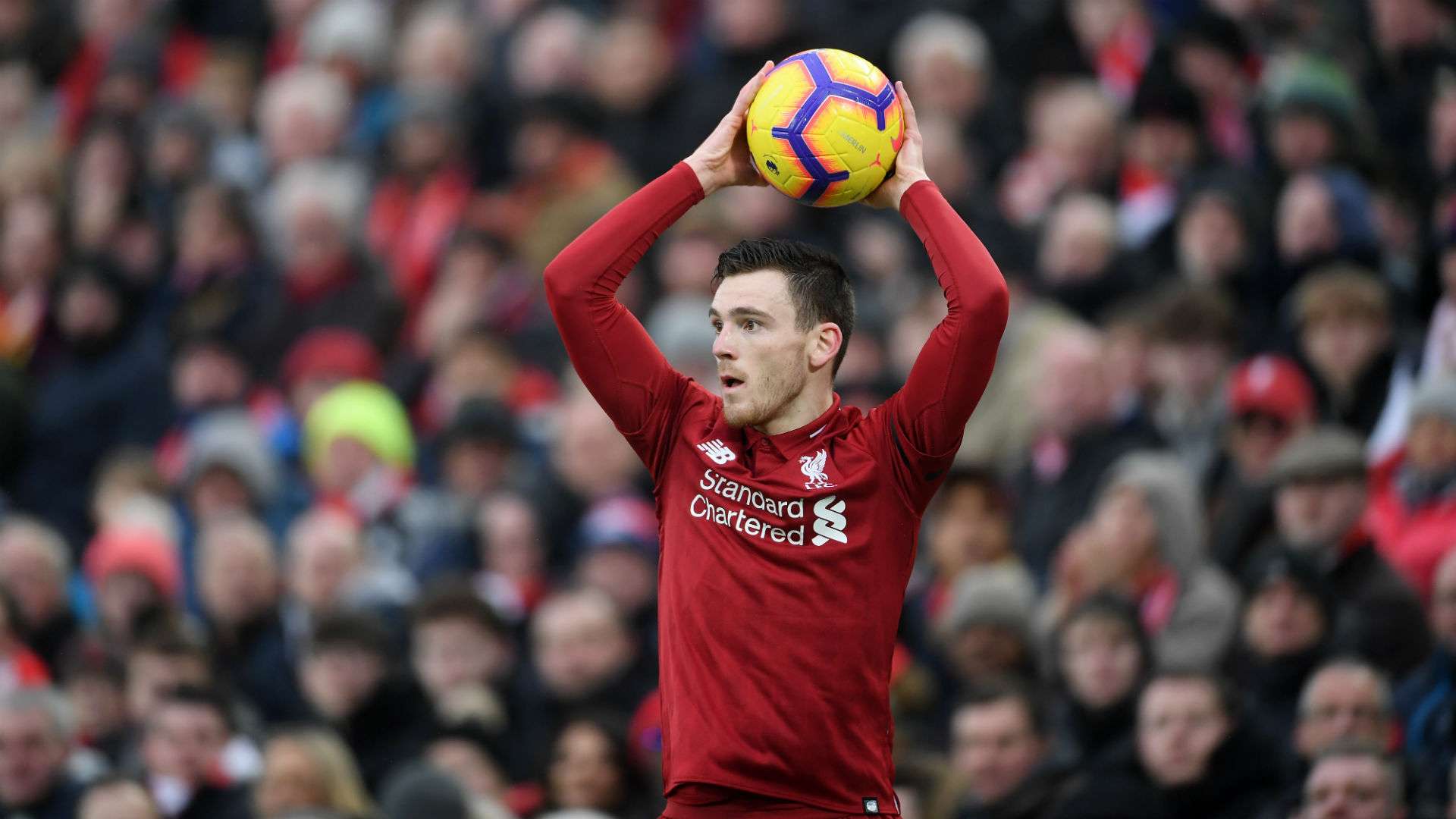 Andy Robertson FC Liverpool Throw-in 2019