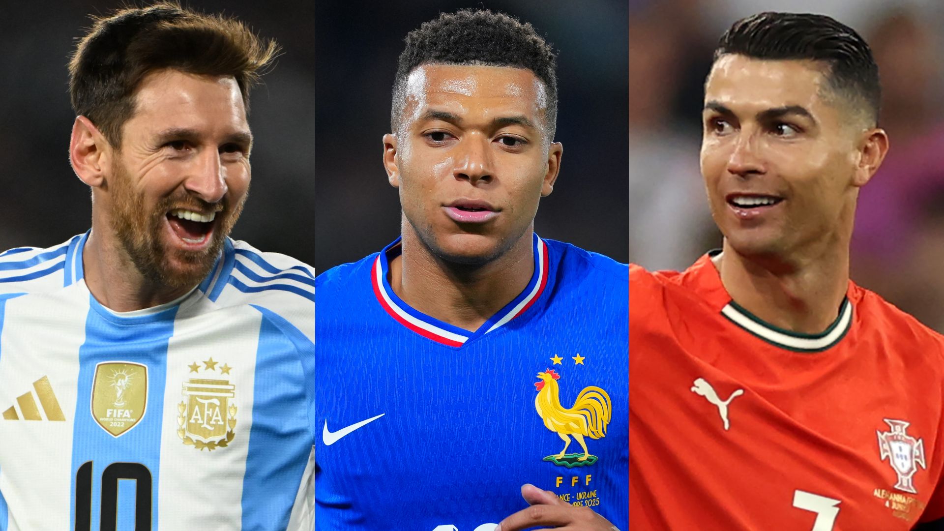 Kylian Mbappe Lionel Messi Cristiano Ronaldo 2026